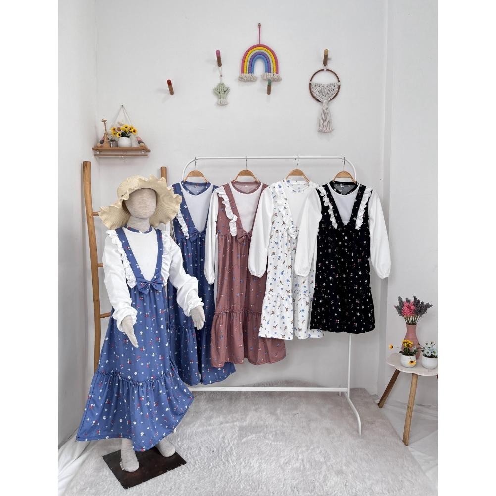 ev GAS ANAK LUNOX SMLXL BABY.CLOTH UNTUK UMUR 3-14 TAHUN baju muslim panjang remaja tanggung wanita 