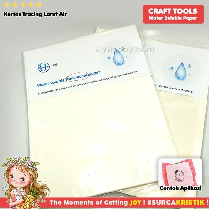 

Promo Water Soluble Paper Kertas Larut Dalam Air Transfer Paper Sulam Neo