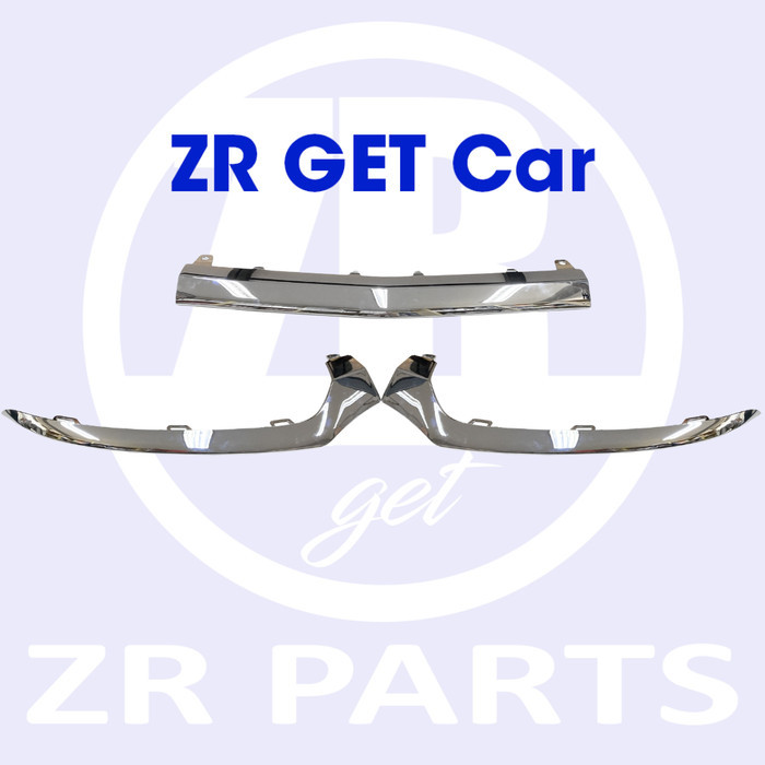 List Chrome Bemper Depan Mercedes Benz C Class W205 Facelift