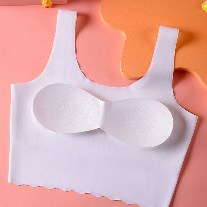 MS02 MINISET BRA REMAJA SEAMLESS TANPA KAWAT BH WANITA ANAK SEKOLAH TANKTOP PELAJAR IMPORT KOREA