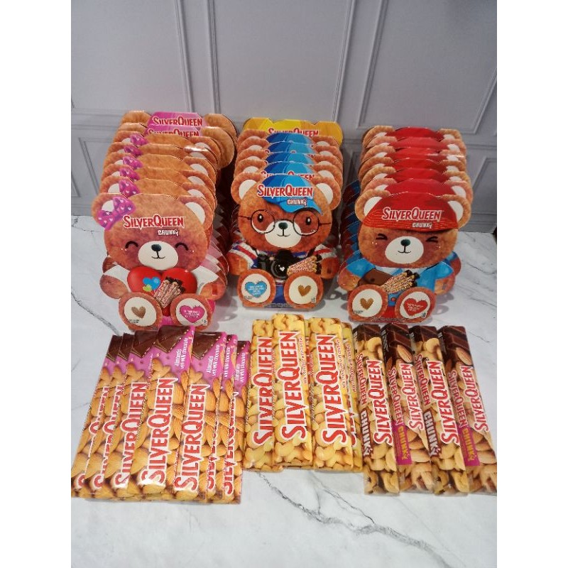 

coklat silverqueen beruang