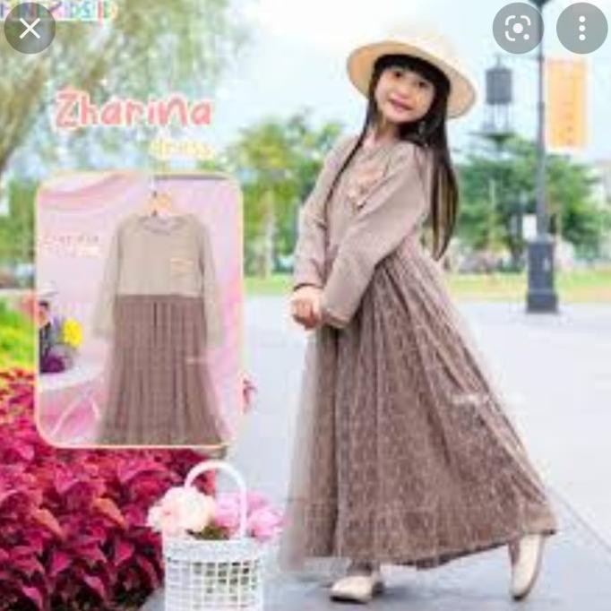 Gamis Anak Perempuan Seri Zharina By Minekids Olinstore
