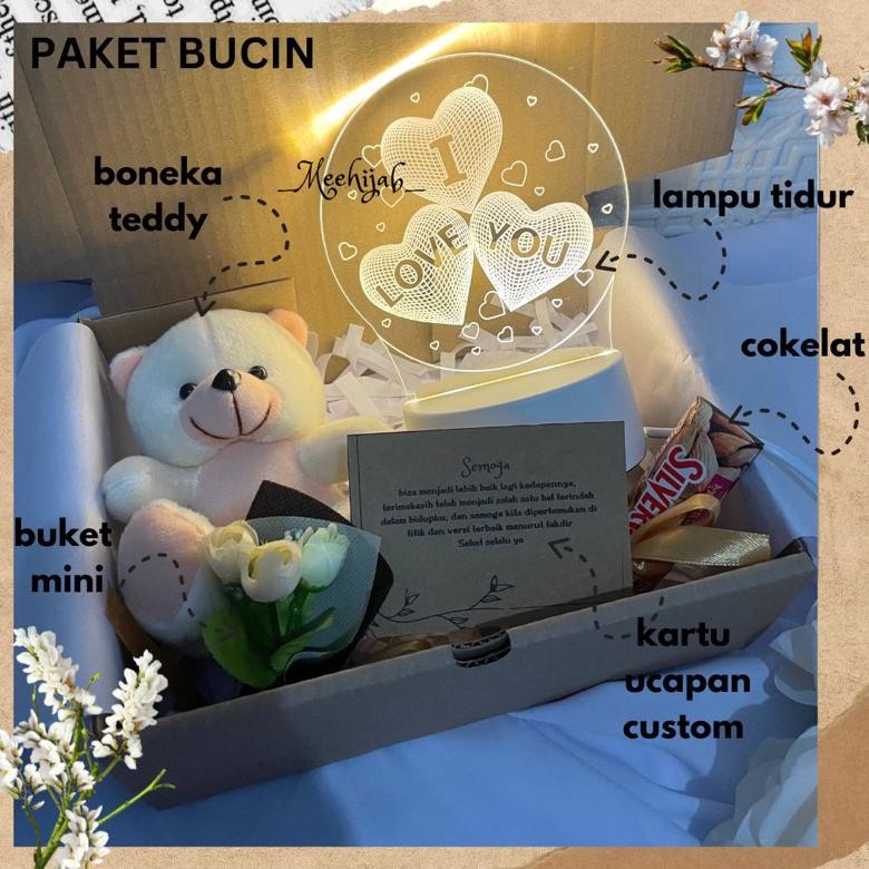 

HAMPERS VALENTINE KADO ULTAH LAMPU TIDUR