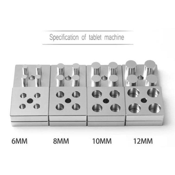 

Cetakan Tablet 4 Lubang Manual. 4 Holes Manual Tablet Mold