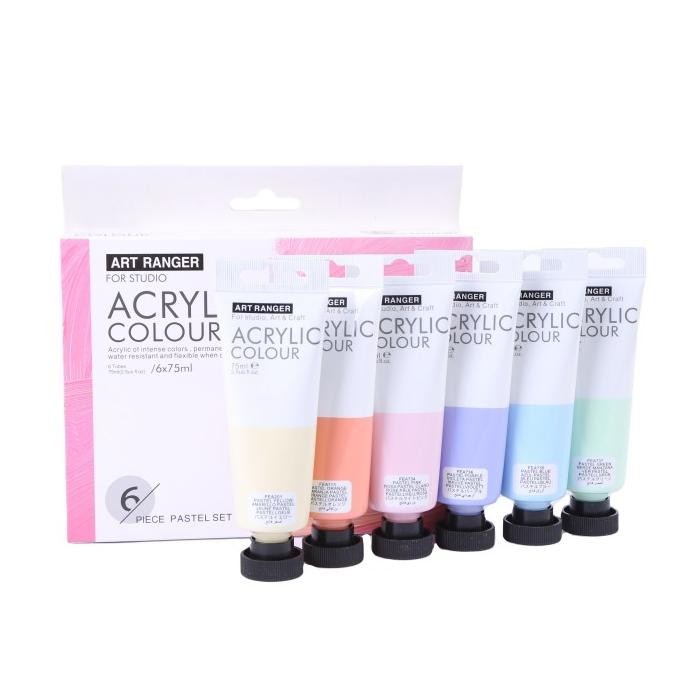 

ART RANGERS 6X75ML PASTEL ACRYLIC SET