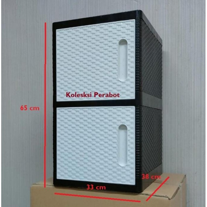 Galaxy Lemari Plastik Sapporo 1 Pintu Susun 2