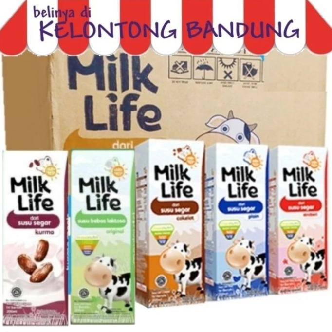 Milk Life Lactose Free 200 Ml Milklife Susu Bebas Laktosa 200Ml Kurma