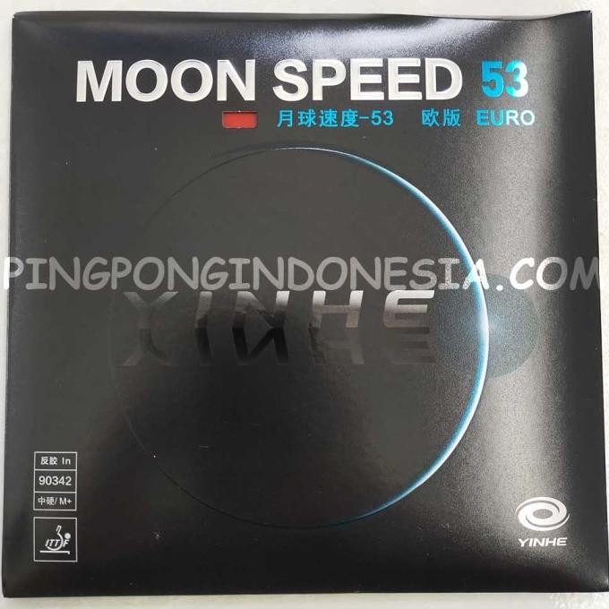 Yinhe Moon Speed 53 Euro - Rubber Karet Pingpong Tenis Meja Bat Bet