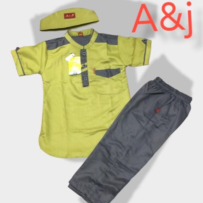 BAJU KOKO PAKISTAN ANAK A&J TERBARU