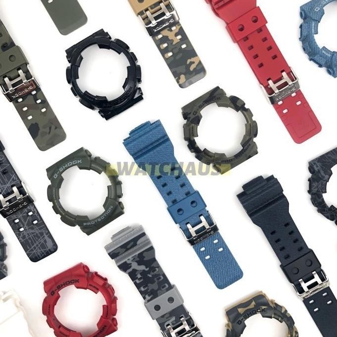 RUBBER BAND BEZEL STRAP CASE CASIO G-SHOCK GA100 GA110 GD120 - MOTIF