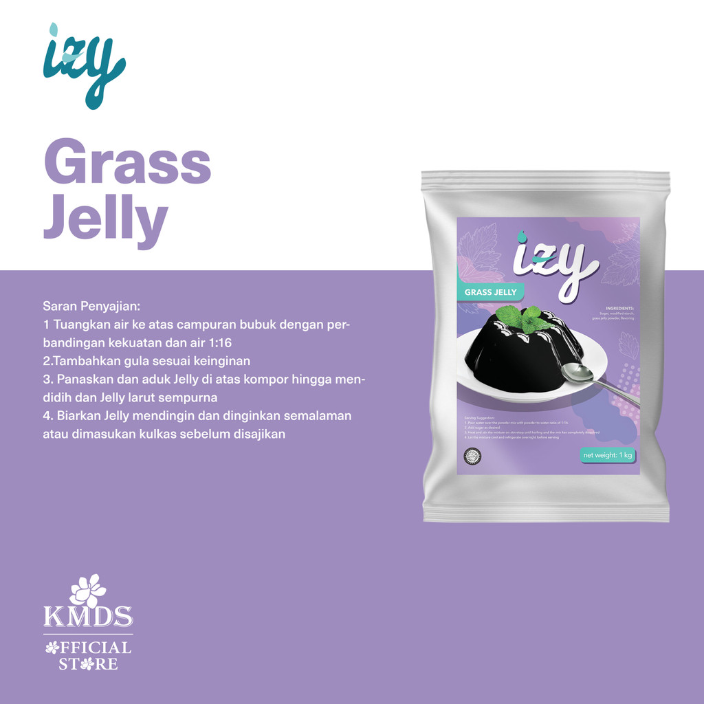 

IZY GRASS JELLY POWDER 1KG 1000GR