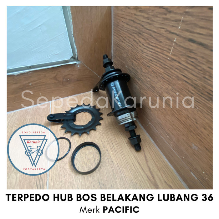 Rem Bos Hub Terpedo Sepeda Bmx Lipat Mtb Lubang Hole 36H Merk Pacific