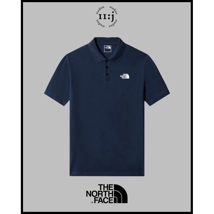 Kaos Polo The North Face Calpine Polo Shirt Tnf Asli Original - Navy Best Seller