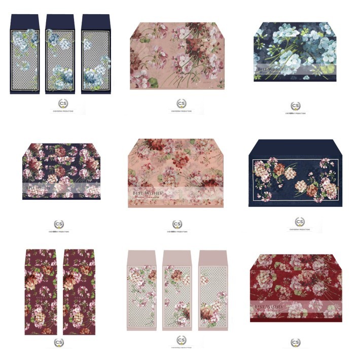 

TERMURAH Amplop Custom Motif Bunga