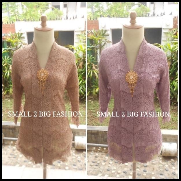 Kebaya Putih Brokat / Kebaya Brukat Putih / Kebaya Wisuda Modern Best Seller