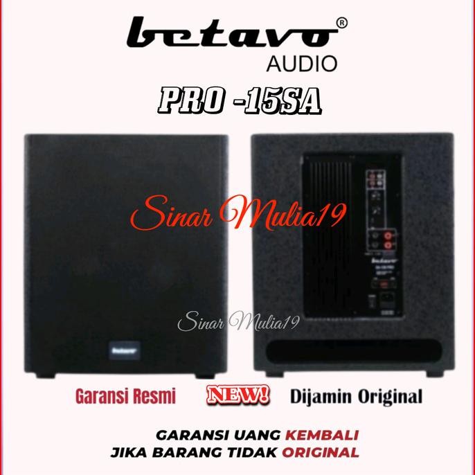 NEW SUBWOOFER AKTIF 15 INCH BETAVO SA 150 PRO ORIGINAL
