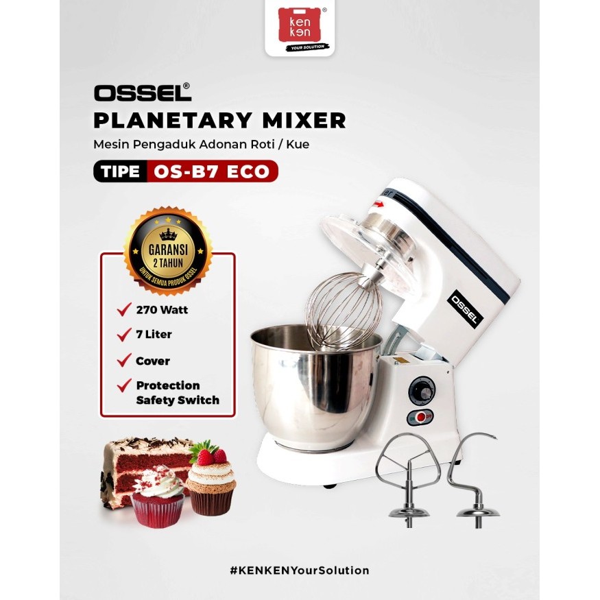 Mixer Roti Ossel B7 Mesin Mixer Roti B7 Ossel Planetary Mixer Ossel B7 #Gratisongkir #Sale #Discount