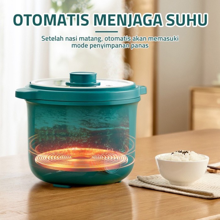 Gm Bear Smart Rice Cooker 0.8 Liter P0495 - Penanak Nasi Multifungsi #Gratisongkir #Sale #Discount
