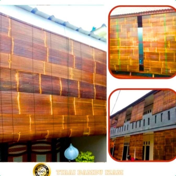 Kere Bambu,Krey Bambu Wulung,Tirai Bambu Outdoor Size 1,5M X 2,5M