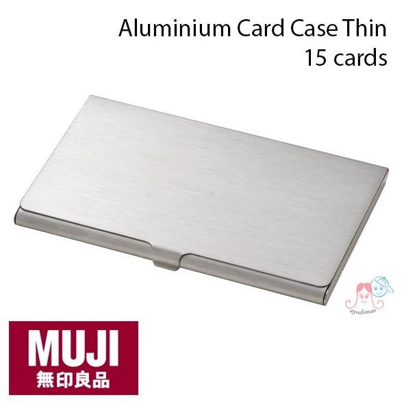 

TERMURAH - Muji Aluminium Card Case Thin / tempat kartu / Card Holder