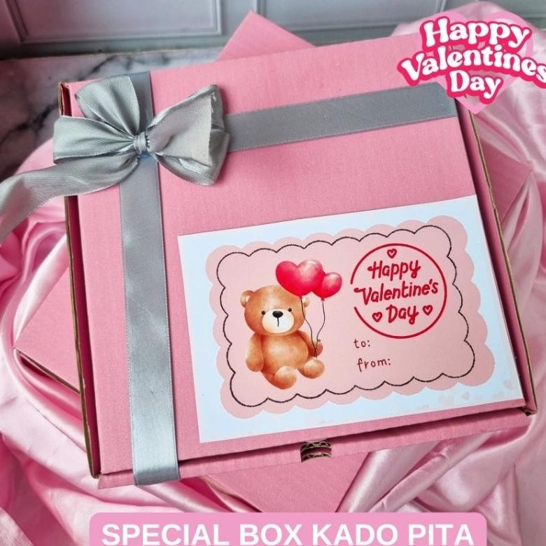 

Oh34 Hampers Valentine Coklat Silverqueen Bear / Kado Cewek Romantis / Valentine Giftbox ( LOVI ) Viral