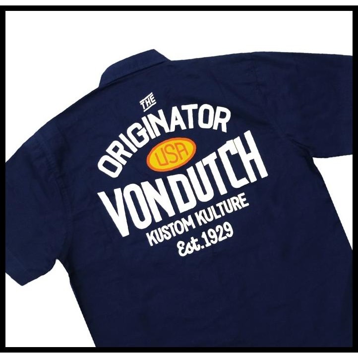 Von Dutch Workshirt 1313 Navy Blue Best Seller