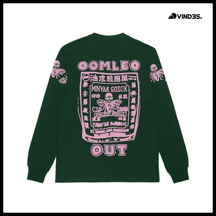 Vindes Store - Kaos - Oomleo Out V2 Green - Ls Best Seller