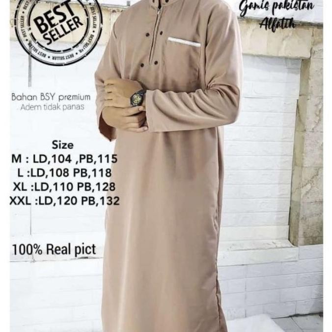 JUBAH MUSLIM PRIA - JUBAH MUSLIM PAKISTAN - JUBAH PRIA - GAMIS PRIA-