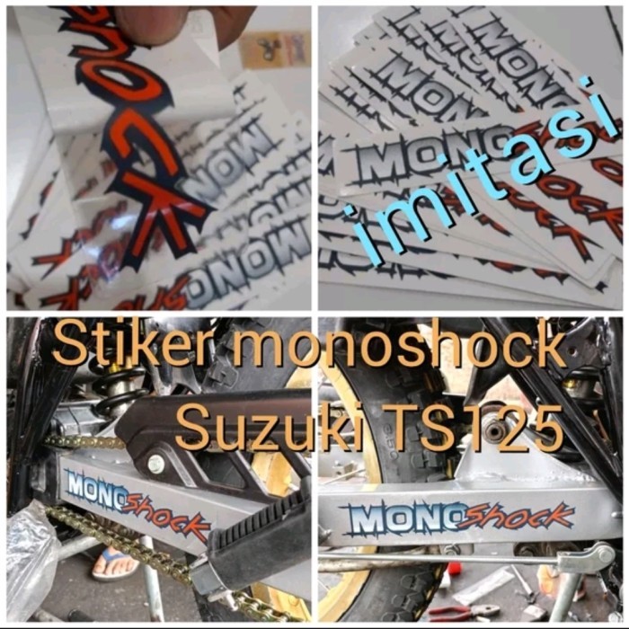 Stiker Monoshock Suzuki Ts125 Stiker Mono Shock Suzuki Ts125 Stiker Arm Suzuki Ts125 Stiker Arm Ts12