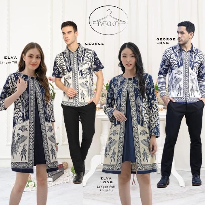 Elva Dress Jumbo - Dress Batik Jumbo Wanita Terusan Wanita