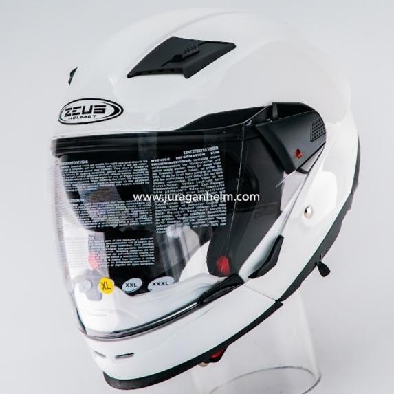 Zeus Zs611C - White Z611C Helm Modular