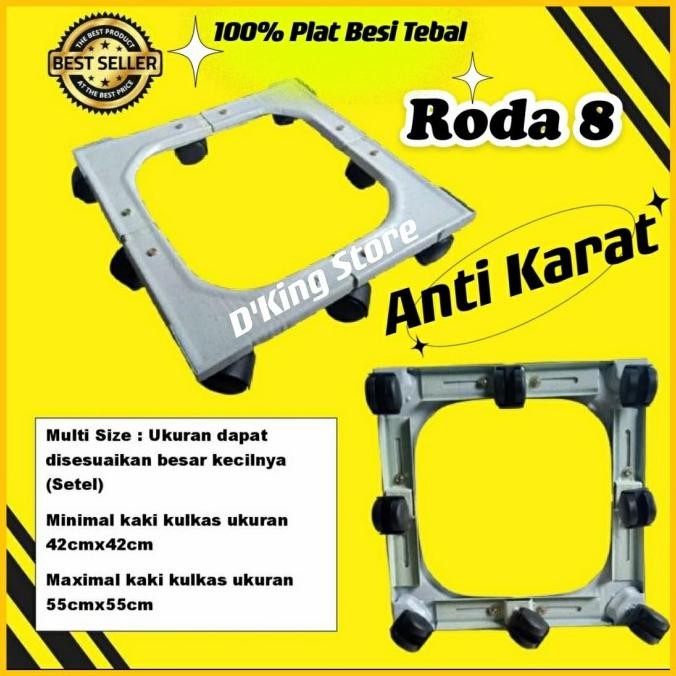 Alas Kulkas / Roda Kulkas / Kaki Kulkas Roda 8
