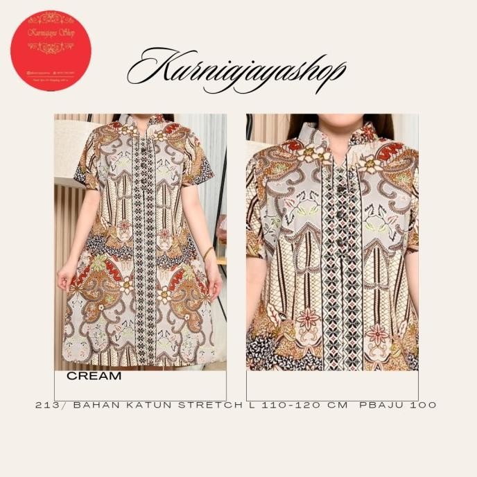 Dress Batik Wanita Super Jumbo Imlek/Sincia/Cny/Baju Imlek/Bigsize