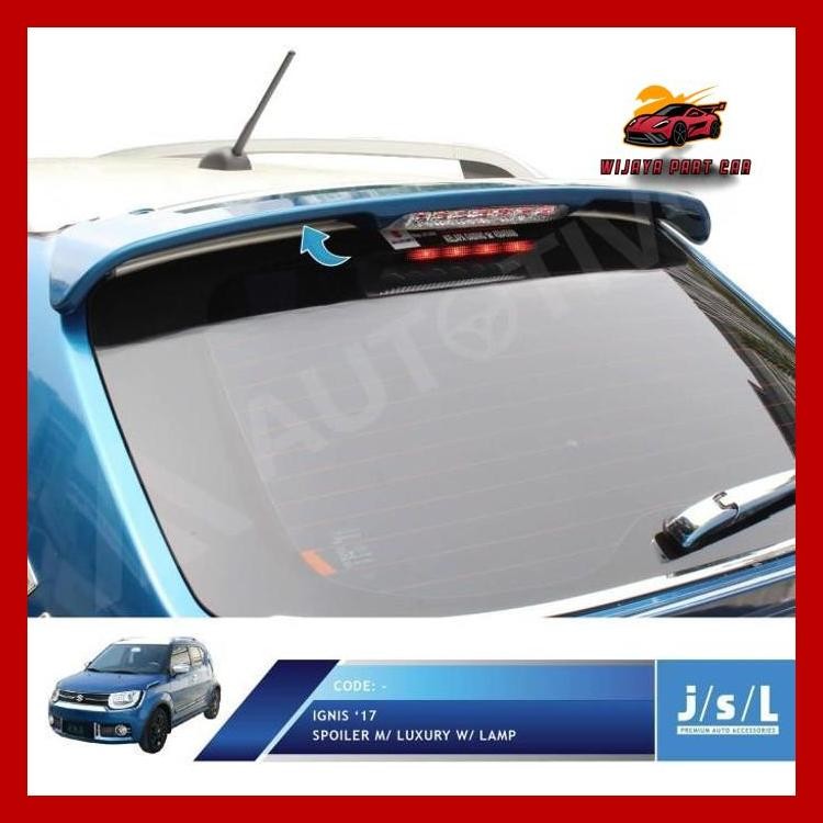 SUZUKI IGNIS SPOILER MODEL SGA JSL + LAMPU / SPOILER W/ LAMP