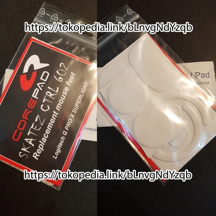 Logitech G303 Shroud Edition Mouse feet glide Jerman Corepad Diskon