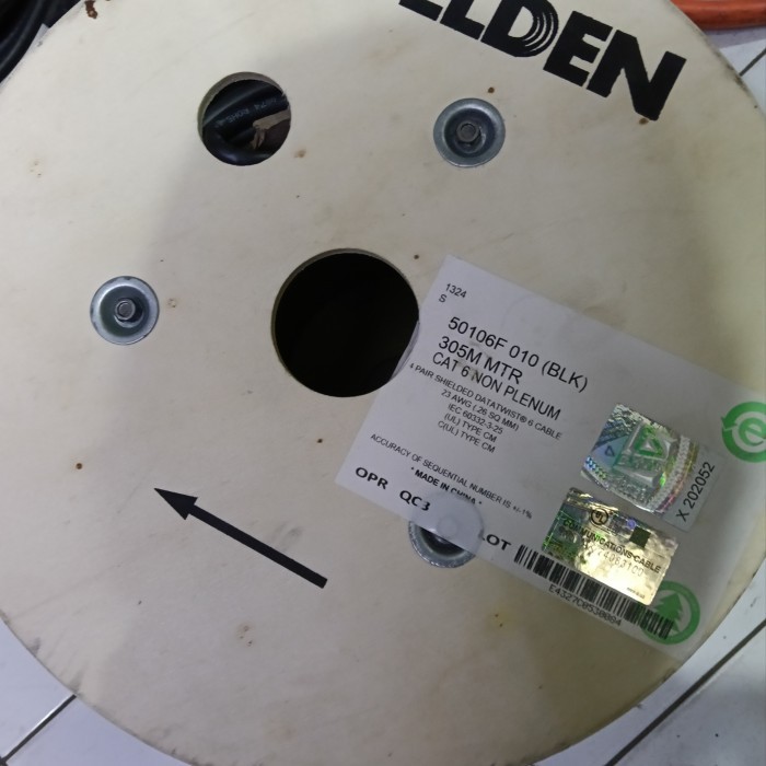 KABEL BELDEN CAT 6 50106F 010 305M/KABEL BELDEN OUTDOOR CAT6 305M/KABEL BELDEN OUTDOOR CAT 6 305M