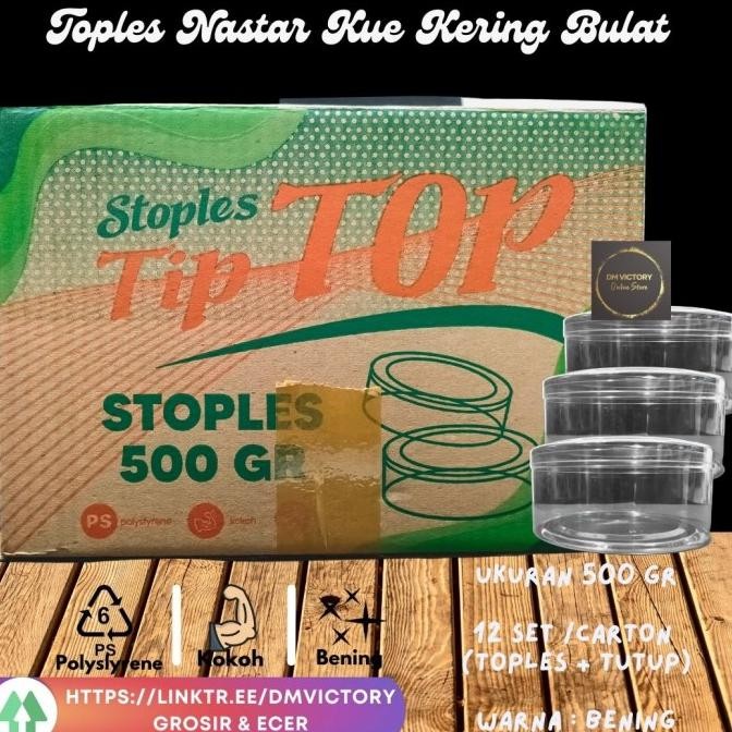 Toples Nastar Kue Kering Bulat 500gr
