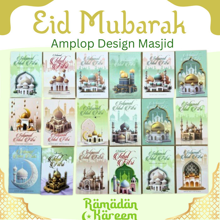 

SALE AMPLOP ANGPAO LEBARAN IDUL FITRI DESIGN MASJID MDU510