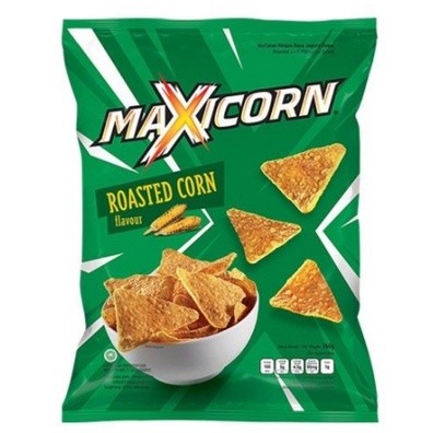

New Arrival Chiki Maxicorn Rasa Jagung Bakar 20 G / 1 Renceng Isi 10Pcs Xdh31