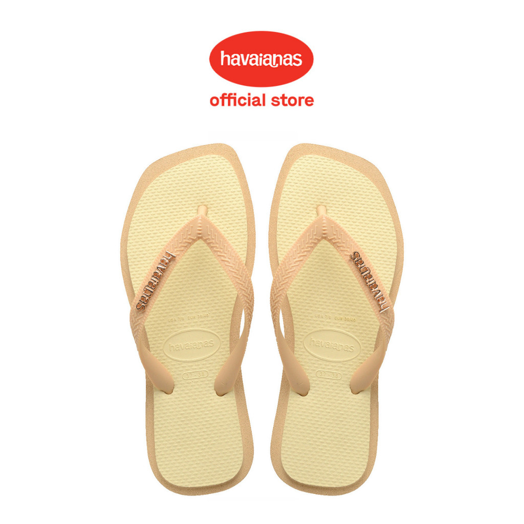Havaianas 0570 Top Square Fusion Golden - Sandal Wanita