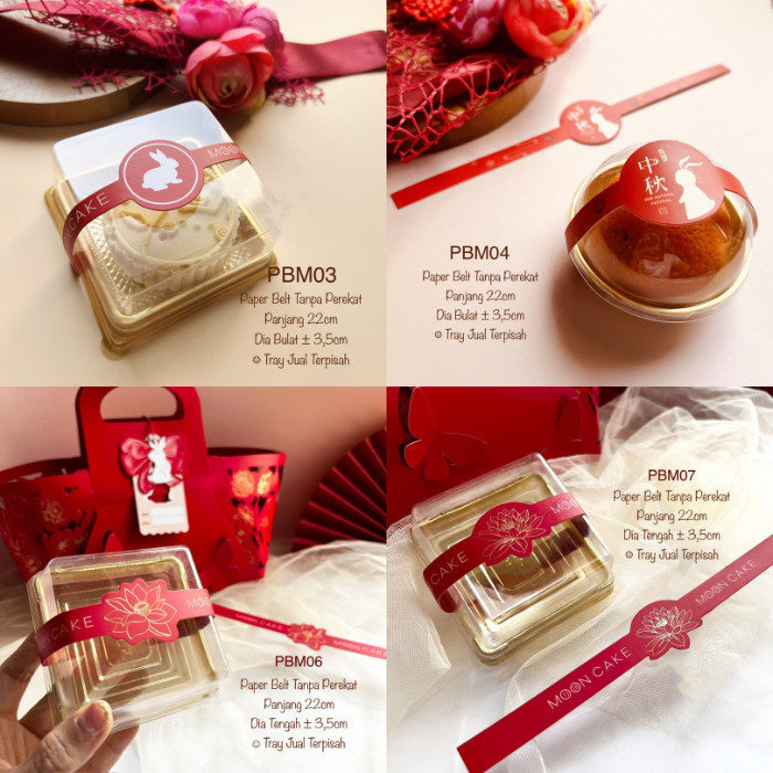 

+++++] Paper Belt Sabuk Kertas Mooncake PBM Kue Kering Pia Snowskin Nastar