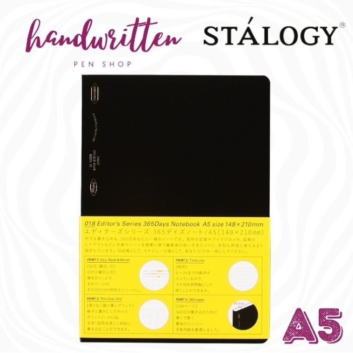 

Sale Stalogy 365 Days Fountain Pen Notebook Journal A5