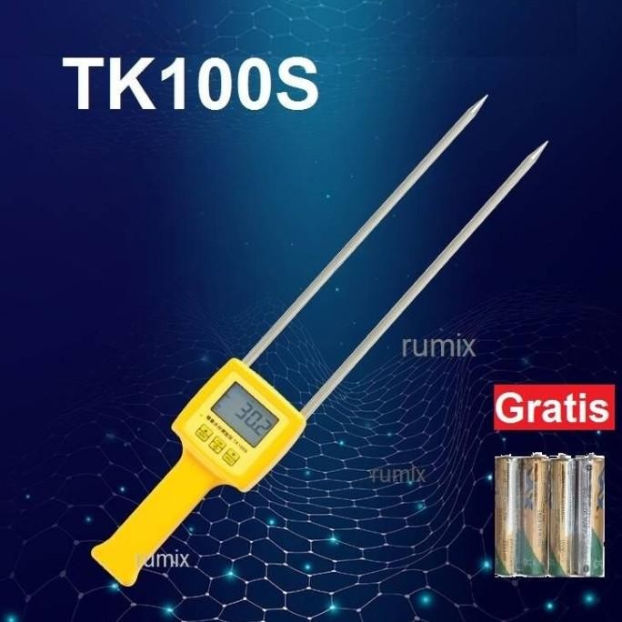 TK100S Grain Moisture Meter Pengukur Kadar Air Biji/Bubuk Kelembaban