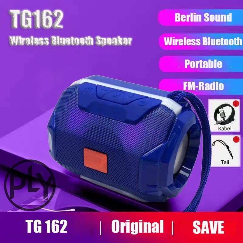 CUCI GUDANG TG-162 Speakers bluetooth wireless portable Speakers USB LED