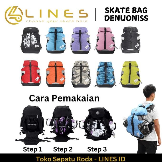 SKATE BAG DC MEDIUM INLINE SKATE / TAS SEPATU RODA DC