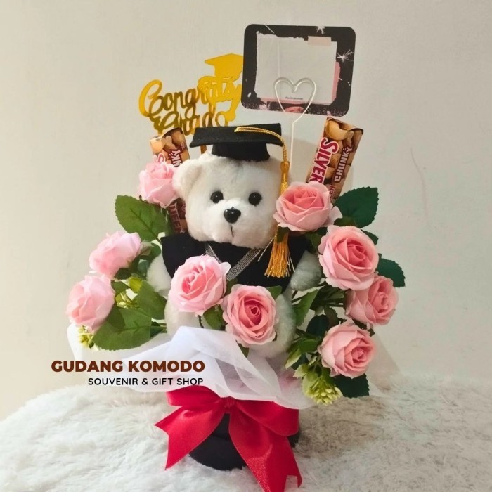 

[PREMIUM] YURI BUKET BUNGA MAWAR WISUDA/BUKET COKELAT VALENTINE DAY