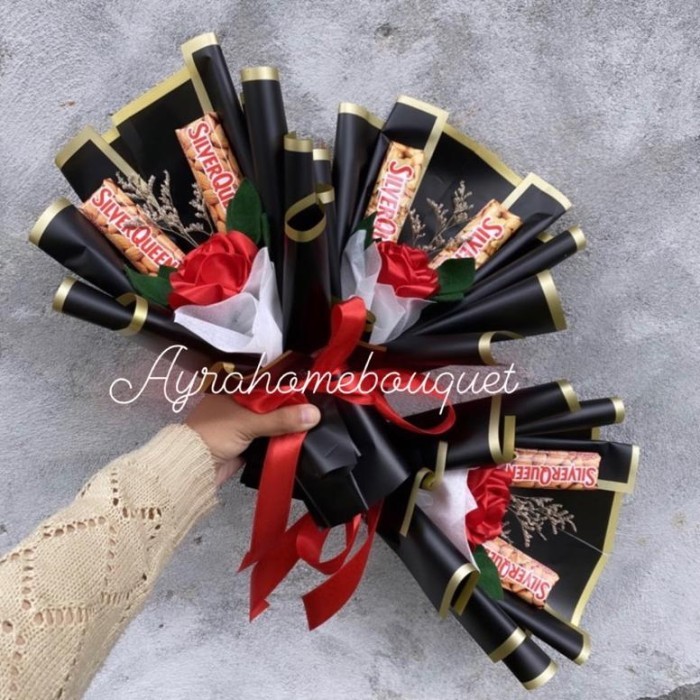 

[SQ] BUCKET BUKET SNACK COKLAT SILVERQUEEN HADIAH KADO VALENTINE