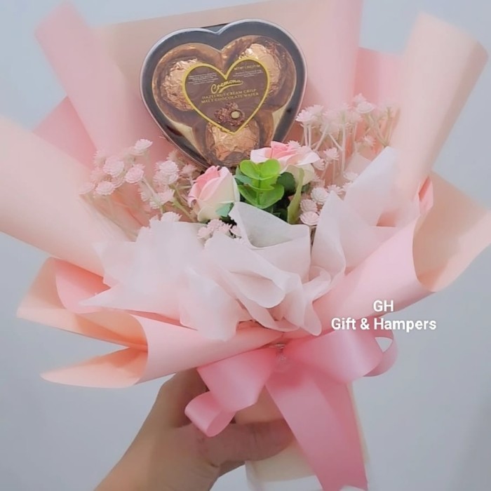 

BUKET BUNGA COKLAT LOVE KADO VALENTINE GIFT HAMPERS +FREE KARTU UCAPAN