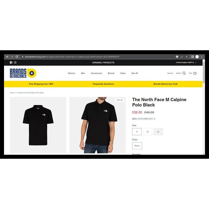 terbaru kaos polo the north face calpine polo shirt tnf asli original - navy best seller