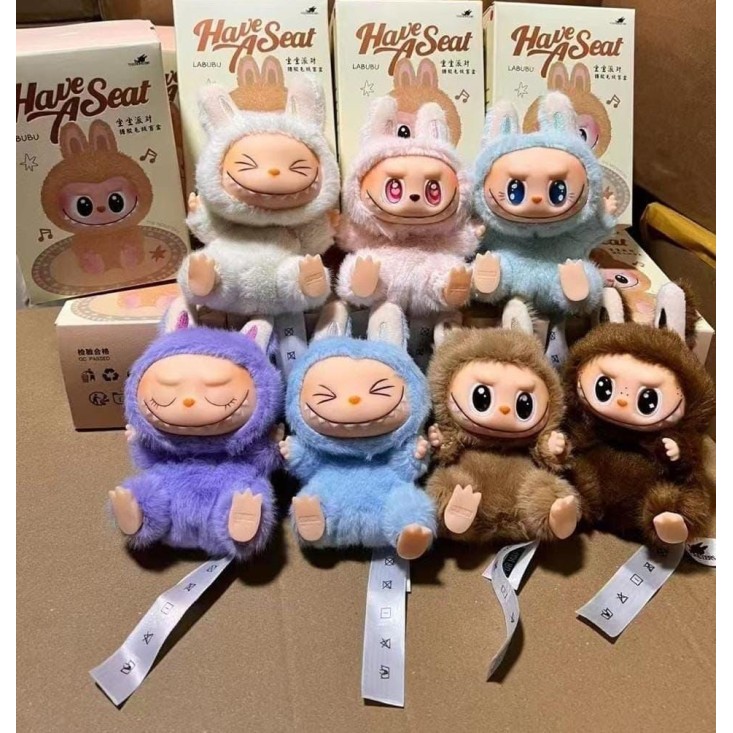 

HAVE A SEAT PREMIUM LABUBU DOLL BLINDBAG WITH TAG SURPRISE GANTUNGAN KUNCI CFC